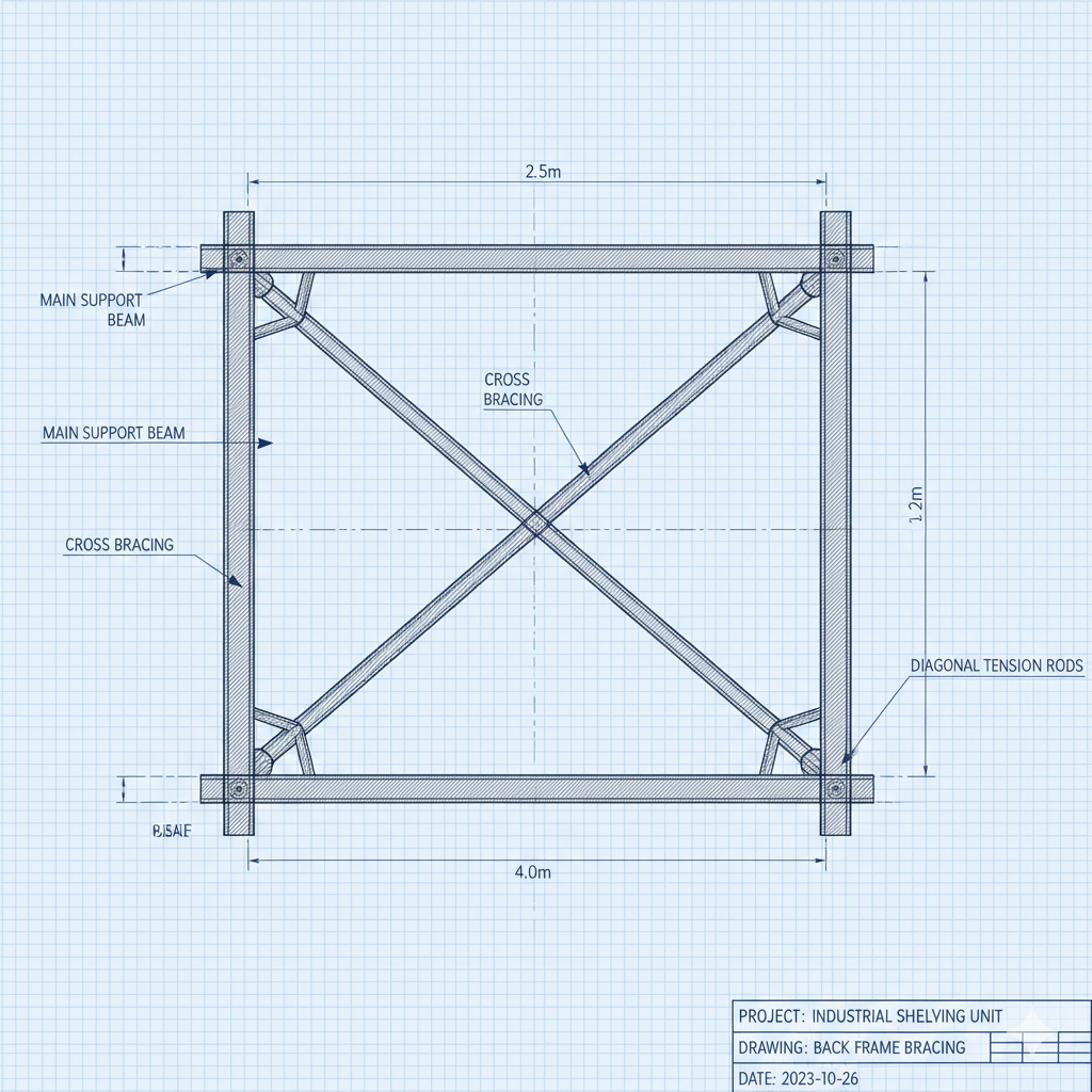 back frame bracing diagram