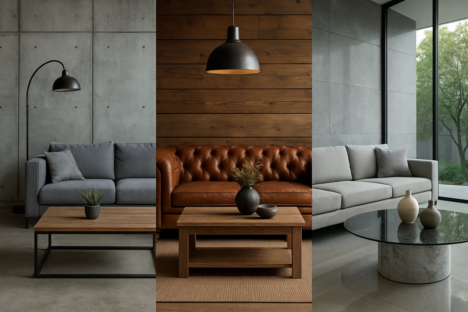 different concepts with different materials