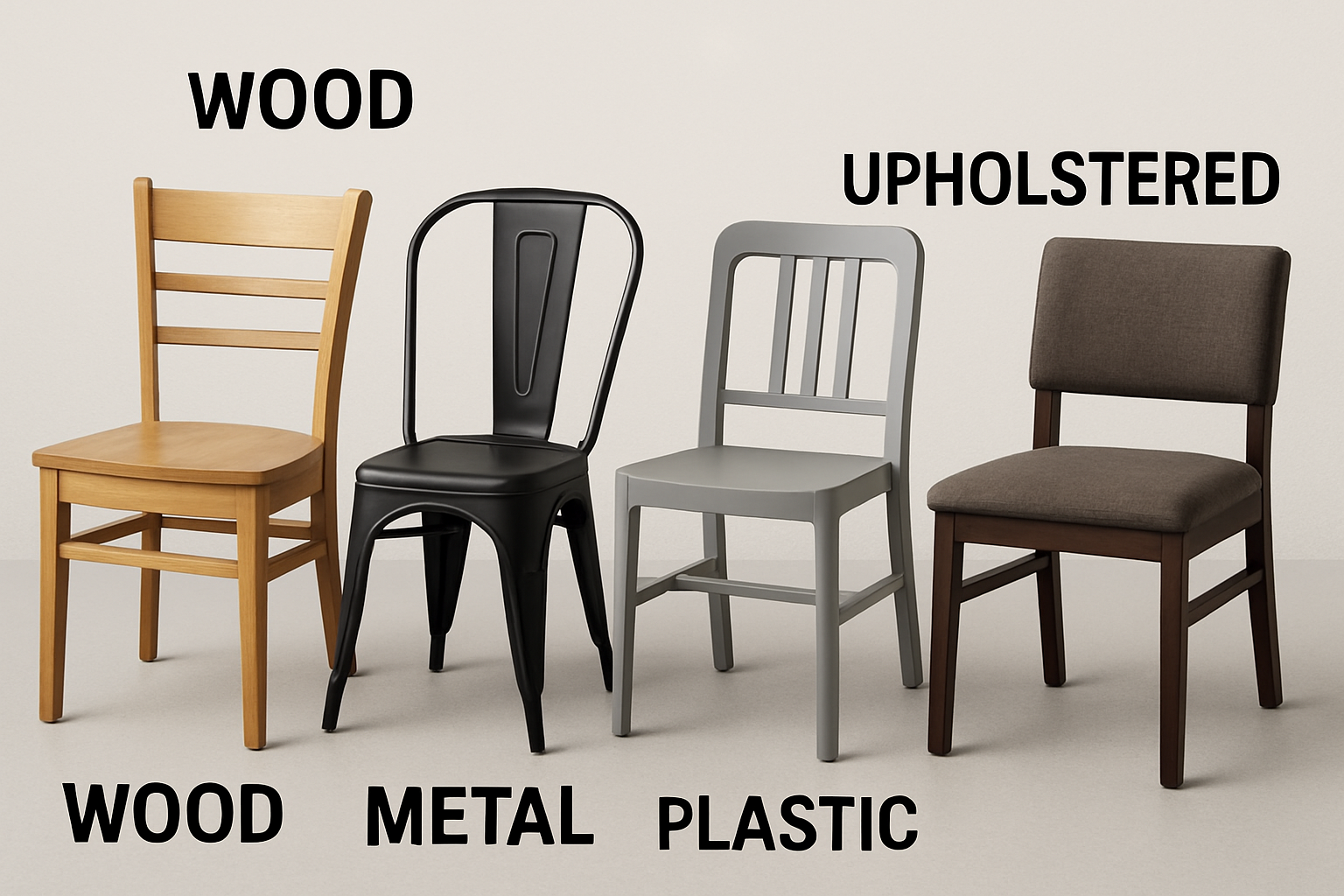 restaurant chair materials comparison